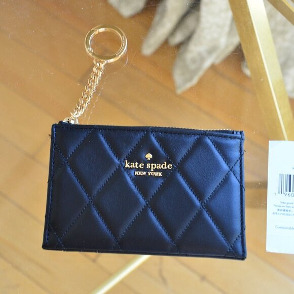 Kate Spade KG426 Carey Small Card Holder Black - Picture 2 of 5